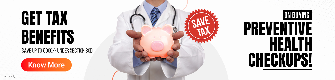 Save Tax on buying preventive health checkup