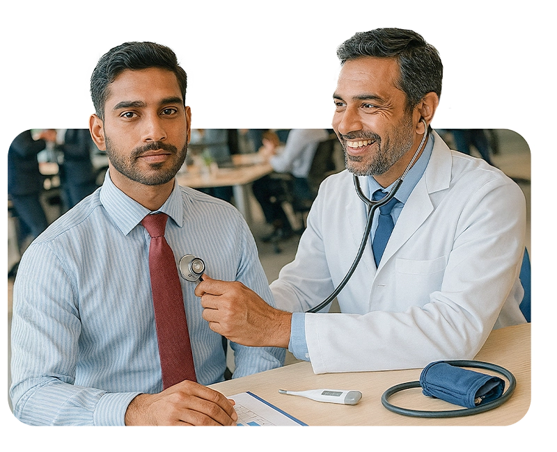 Onsite Health Checkup for Employees
